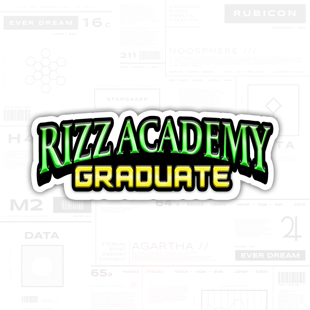Sticker Pack 2 "The Rizz Pack" (3" Vinyl)